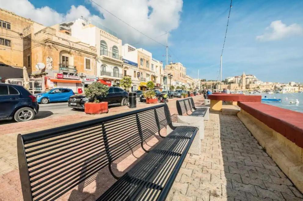 Sea View 2 Bedroom Apartment Marsaskala Eksteriør bilde