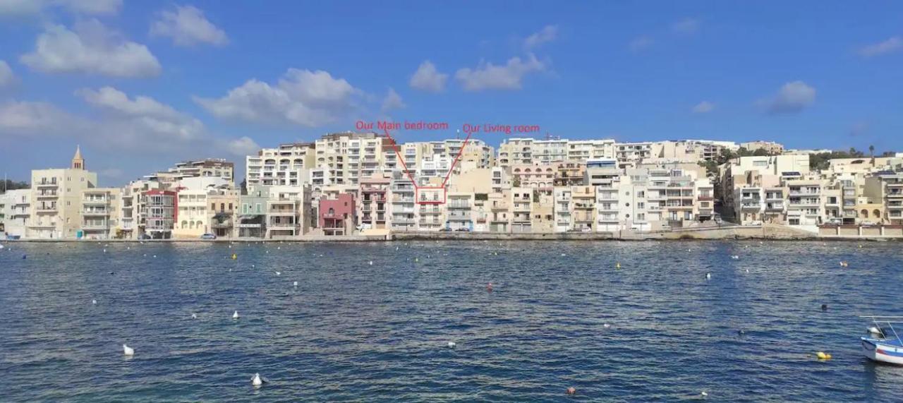 Sea View 2 Bedroom Apartment Marsaskala Eksteriør bilde