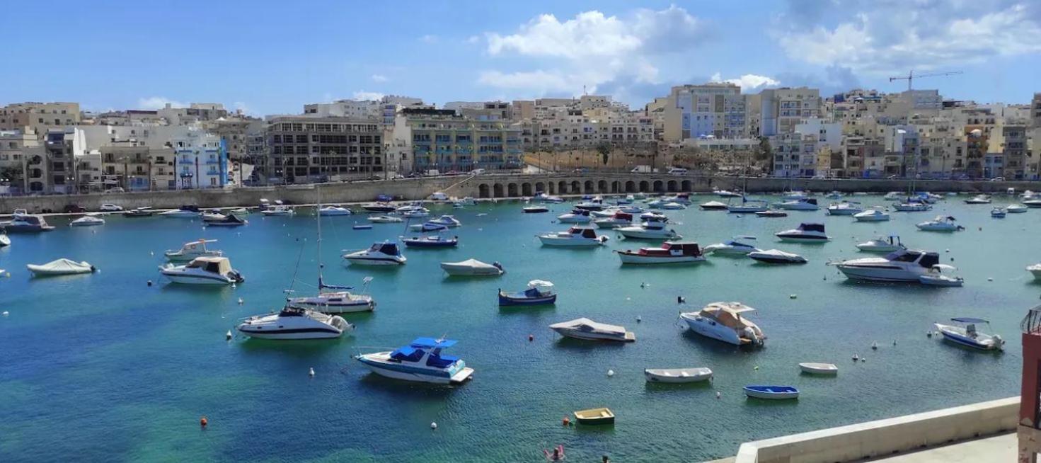 Sea View 2 Bedroom Apartment Marsaskala Eksteriør bilde